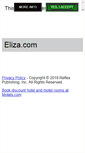 Mobile Screenshot of eliza.com
